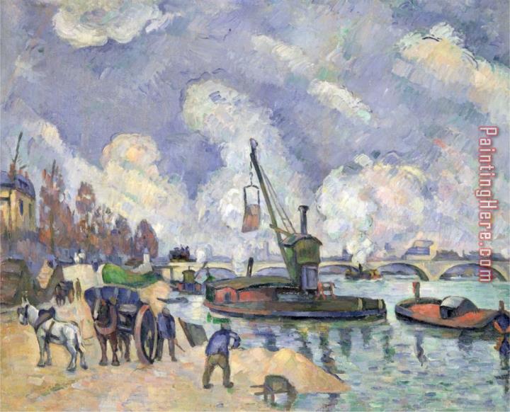 Paul Cezanne Quai De Bercy Paris 1873 75